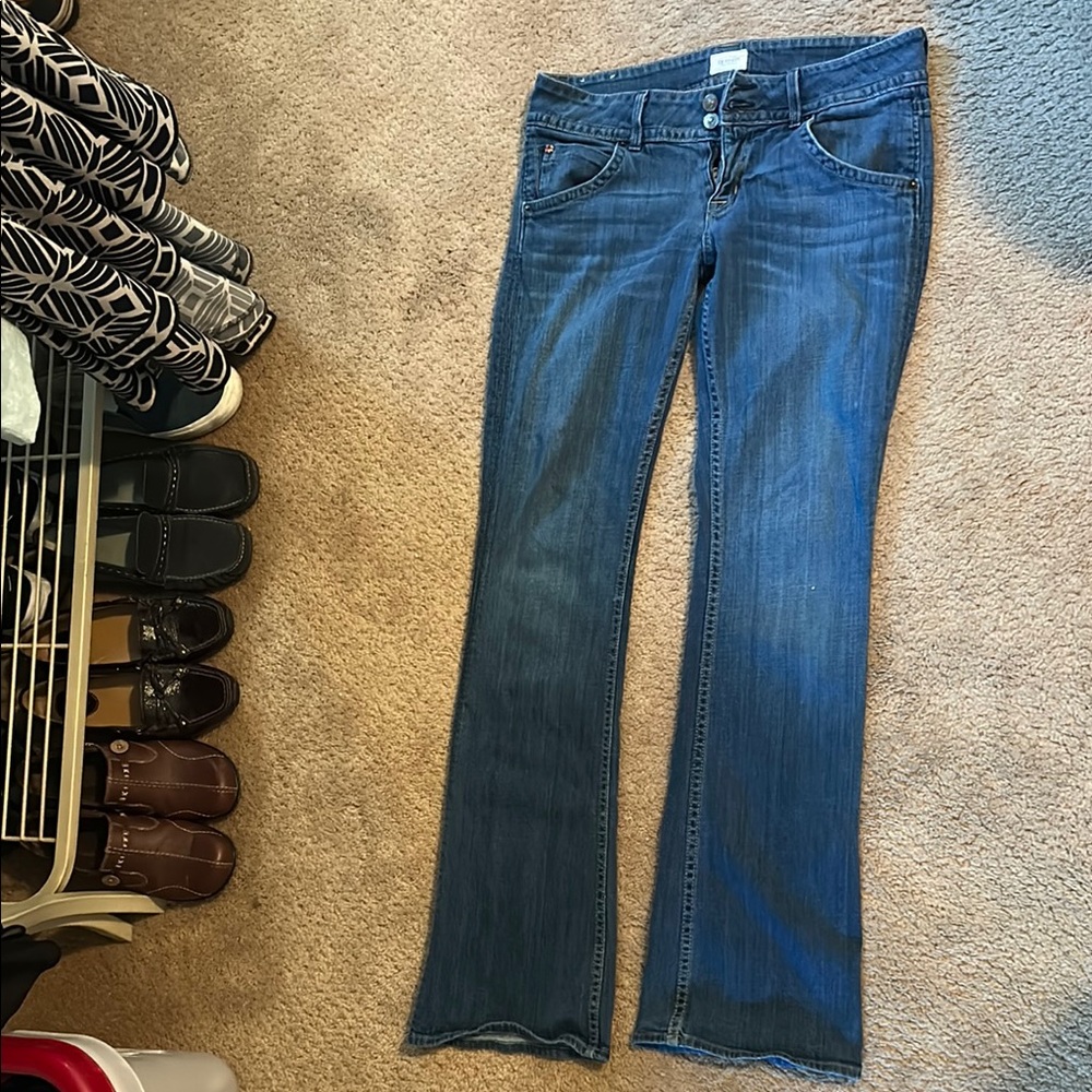 Hudson Jeans Medium Blue Flare Women's Jeans